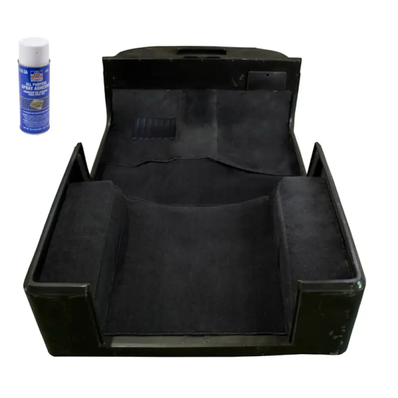 Worldwide Shipping Rugged Ridge Deluxe Carpet Kit Adhesive Black 76-95 Jeep CJ / Jeep Wrangler M
