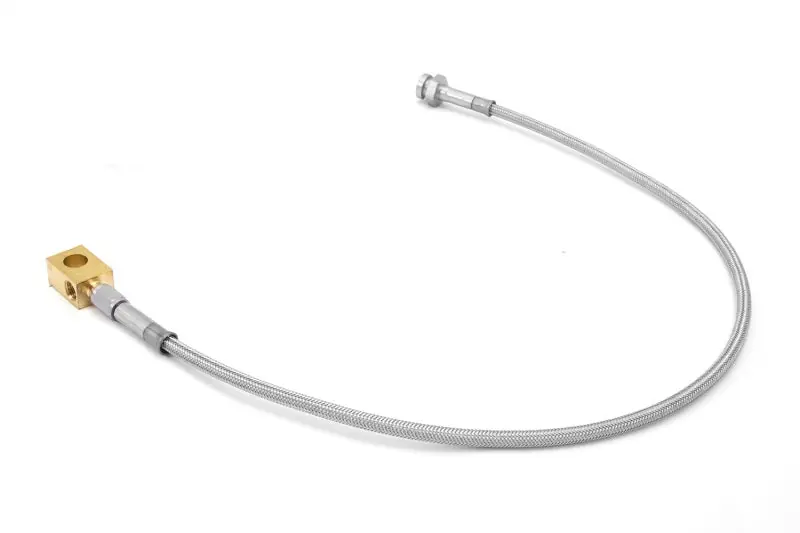 Final Sale Rugged Ridge Rear Brake Hose Braided Stainless 76-86 Jeep CJ