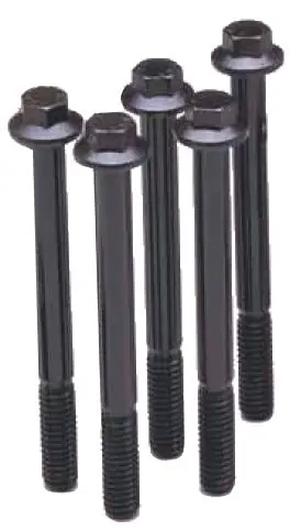 Seasonal Sale ARP M12 x 1.50 x 25 Hex Black Oxide Bolts (5/pkg)