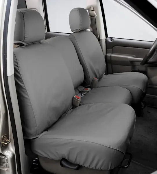 Seat Saver SS2358PCGY Polycotton SeatSaver Custom Front Row Seat Covers Original