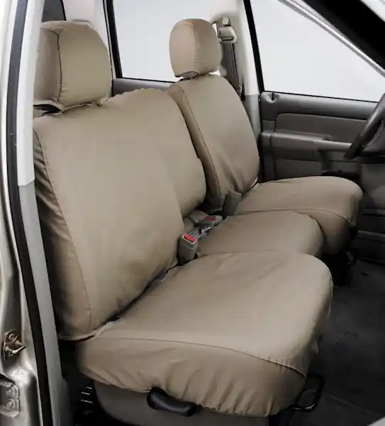 Top Pick Seat Saver SS2517PCTP Polycotton SeatSaver Custom Front Row Seat Covers