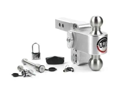 Fan Favorite Weigh Safe LTB4-2-SET 180 Hitch 4" Drop Hitch w/ 2" Shank (10K/12.5K GTWR) w/ WS05, WS11, & WS12