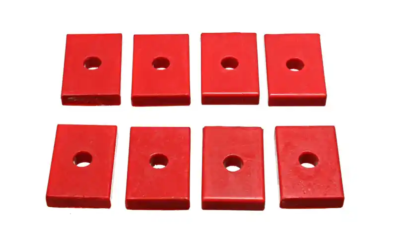 Energy Suspension Pad - Firm - 2-7/16in L x 1-5/8in W x 15/32in ID x 1/2in H - Red Wholesale