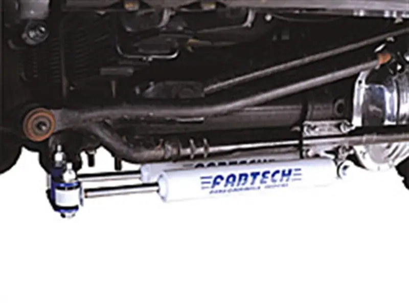 Super Sale Fabtech 99-04 Ford F250/350 4WD Dual Performance Steering Stabilizer - Opposing Style