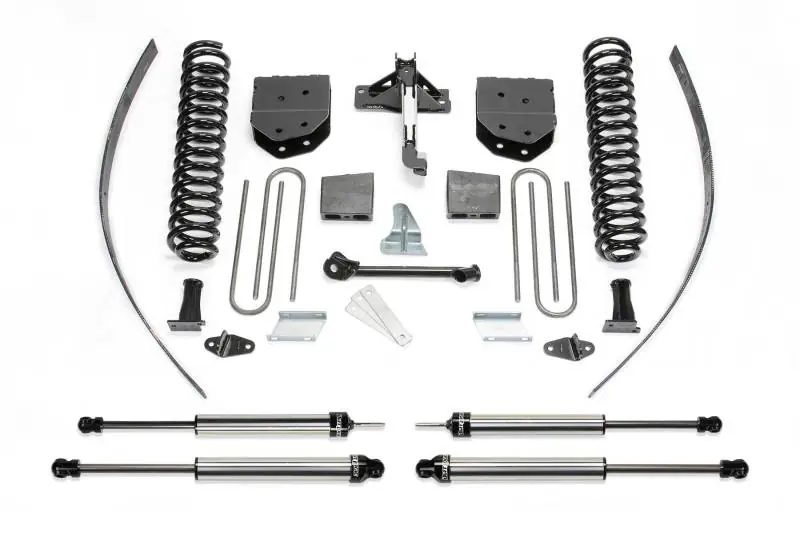 Fabtech 08-15 Ford F250 4WD w/o Factory Overload 8in Basic Sys w/Dlss Shks Trusted Brand