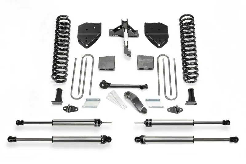 Fabtech 17-21 Ford F250/F350 4WD Diesel 4in Basic Sys w/Dlss Shks Must Have
