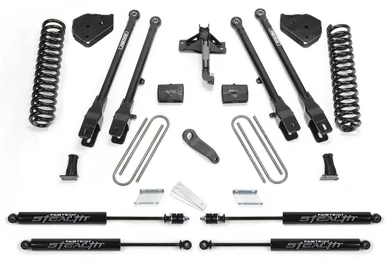 Big Sale Fabtech 17-21 Ford F250/F350 4WD Gas 6in 4Link Sys w/Coils & Stealth