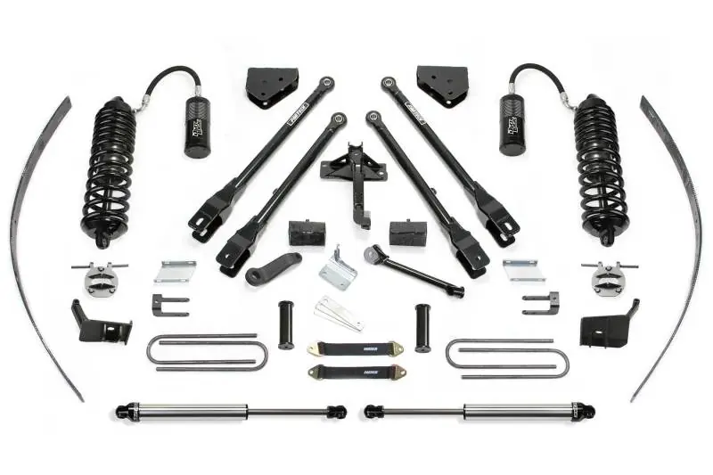 Deal Fabtech 11-16 Ford F250 4WD w/o Factory Overload 8in 4Link Sys w/4.0 R/R & 2.25