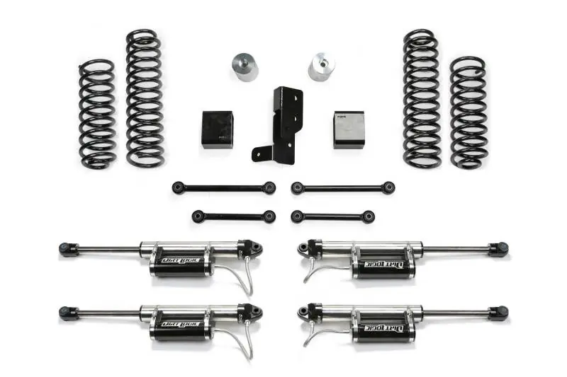 Fabtech 18-21 Jeep JL 4-Door 4WD 3in Sport System w/Dl Resi Affordable