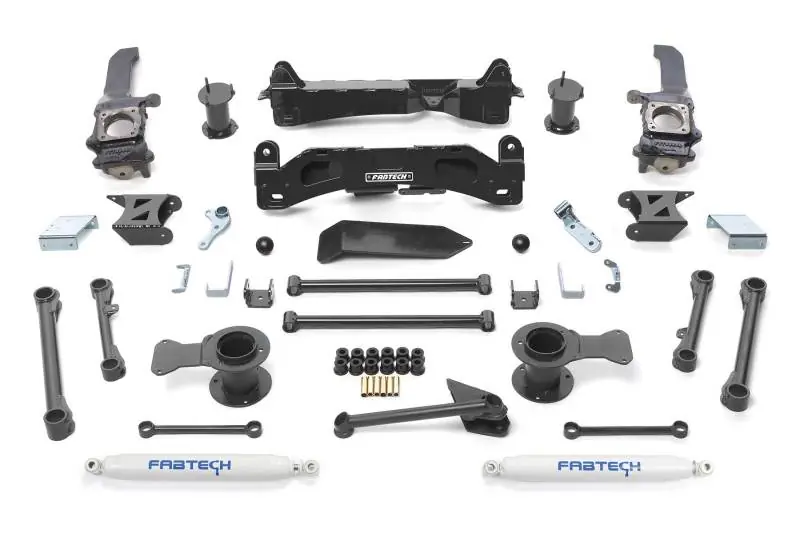 Fabtech 10-13 Toyota FJ 4WD 6in Basic Sys w/Perf Shks Price Cut
