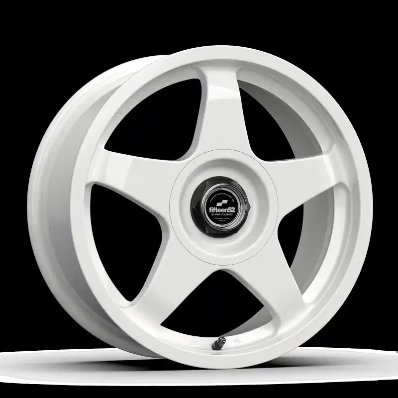 Last Chance fifteen52 Chicane 17x7.5 4x100/4x108 42mm ET 73.1mm Center Bore Rally White Wheel