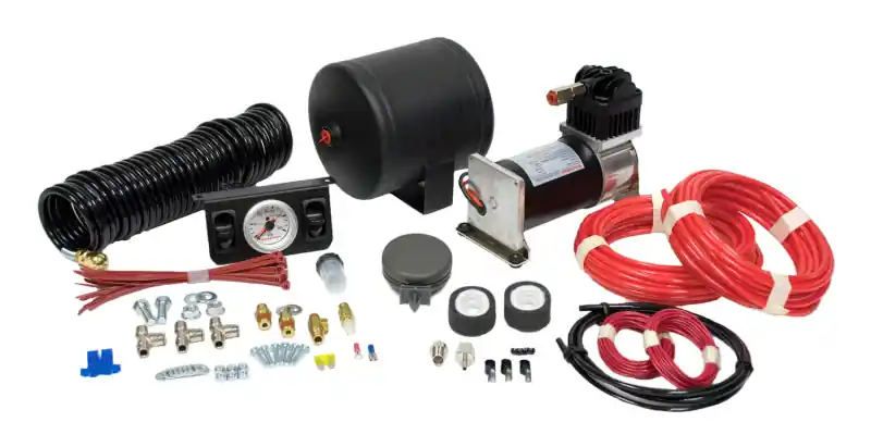 Luxury Firestone Air-Rite Air Command II Heavy Duty Air Compressor Kit w/Dual Pneumatic Gauge (WR17602168)