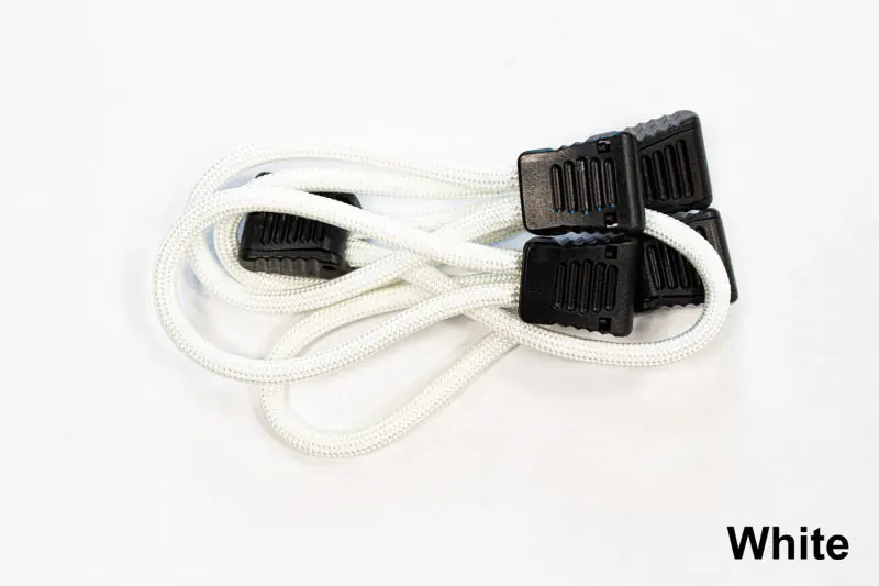 Fan Favorite Fishbone Offroad Paracord Zipper Pulls 5 Pcs White