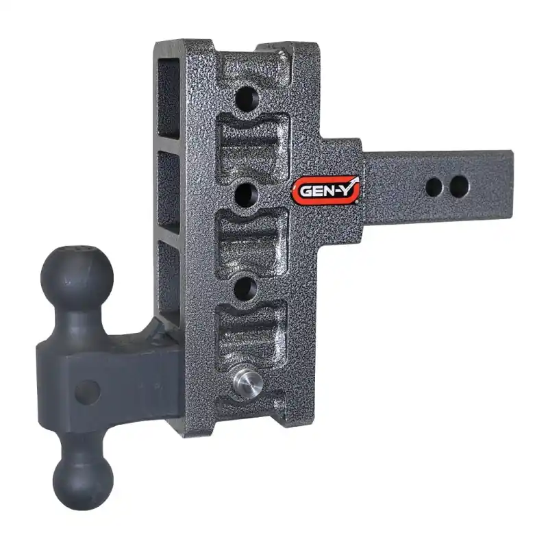 Grab Now Gen-Y Mega Duty 2.5in Shank 6in Offset Drop 3.5K TW 32K Hitch w/GH-0161 Dual-Ball