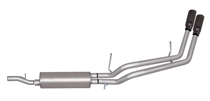 Gibson 15-19 Chevrolet Tahoe LS 5.3L 2.25in Cat-Back Dual Sport Exhaust - Aluminized Exclusive