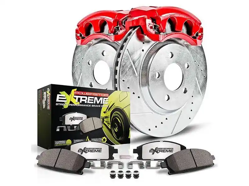 Fresh Stock Powerstop Z26 Extreme Street Warrior Front Brake Upgrade Kit w/ Powder Coated Calipers :: 2010-2015 Camaro SS & SS/1LE